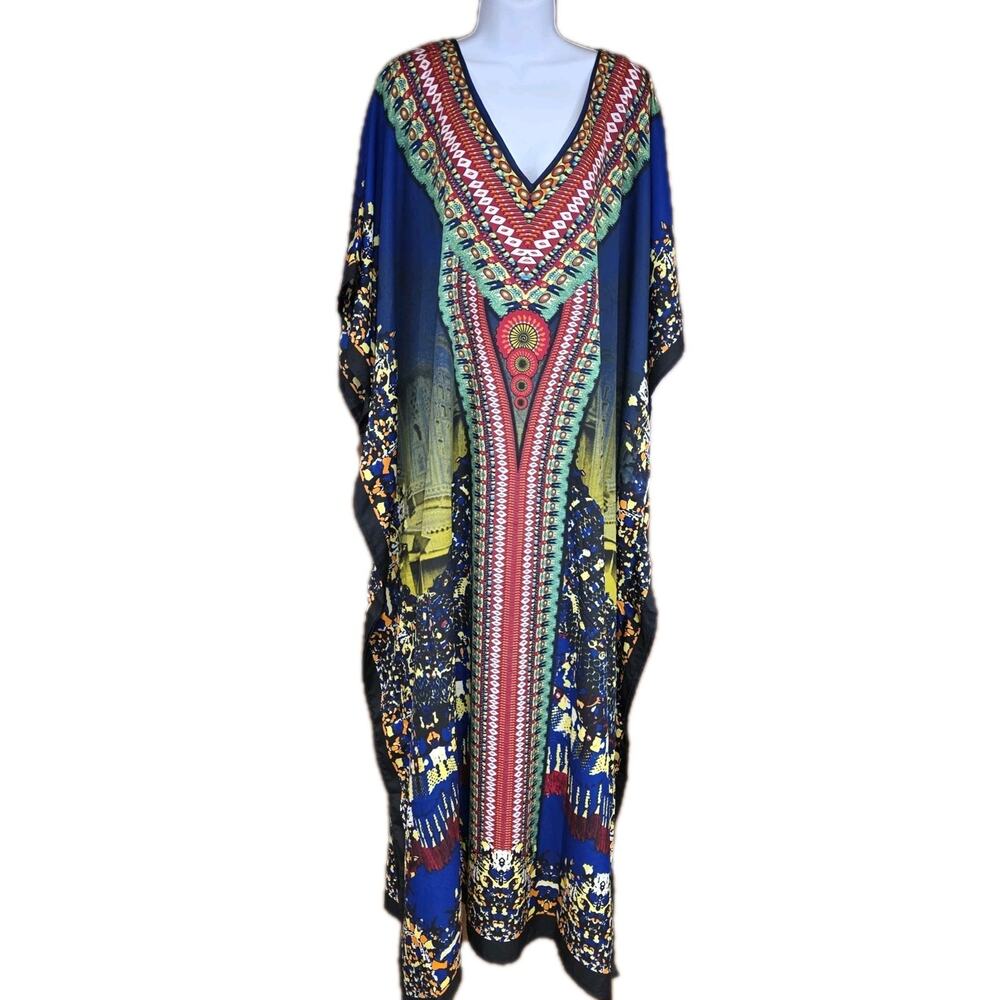Nwt Goddess By Winlar Cityscape Kaftan One‎ Size